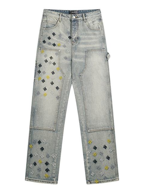 Amir* Embroidered Logo Denim Jeans