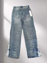 [Best Quality]1:1 Who Decides War Embroidered Jeans