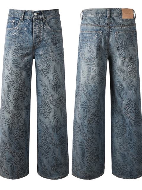 1:1 Quality Version Purple Baggy Jeans