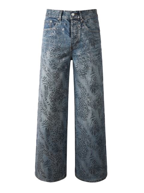 1:1 Quality Version Purple Baggy Jeans