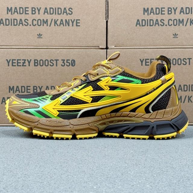 1:1 Quality Off-White OW Be Right Back Sneakers Shoes Yellow(Size 7-13.5)
