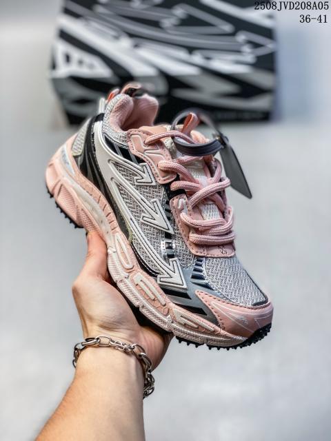 Off-White OW Be Right Back Sneakers Shoes  Pink(Size 7-11)