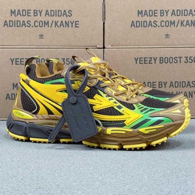1:1 Quality Off-White OW Be Right Back Sneakers Shoes Yellow(Size 7-13.5)