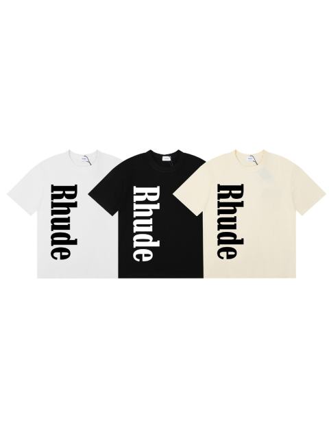 RhudeSide Classic Label Print Tee 3 colors