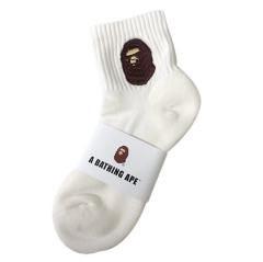Bape Shark Camouflage Ape Head Embroidered Mid-Calf Socks 20 colors