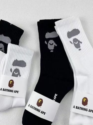 Bape Ape Jacquard Sports Socks 2 colors