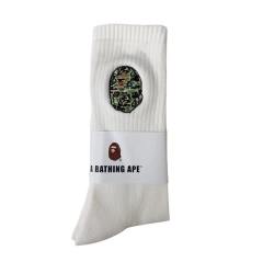 Bape Shark Camouflage Ape Head Embroidered Mid-Calf Socks 20 colors