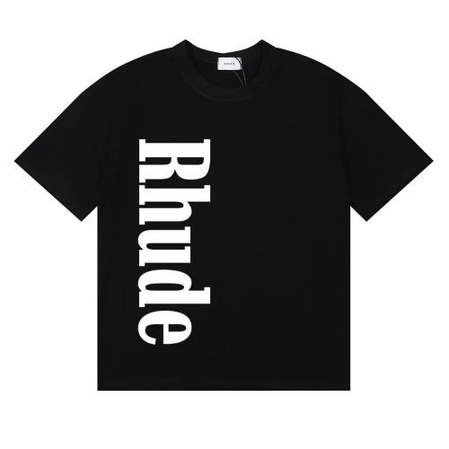 RhudeSide Classic Label Print Tee 3 colors