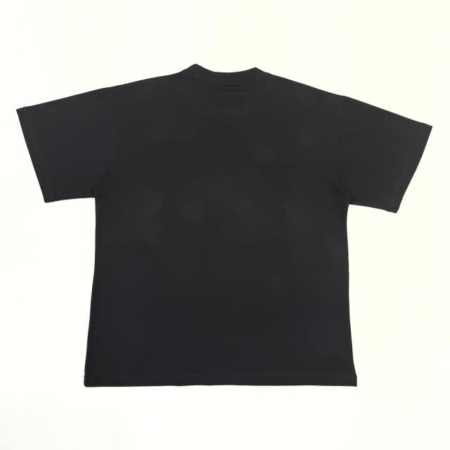 1:1 Quality Yellow Letter Green Spider Web Print Print Tee