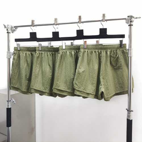 1:1 Quality Gray Printed Tea Green Shorts