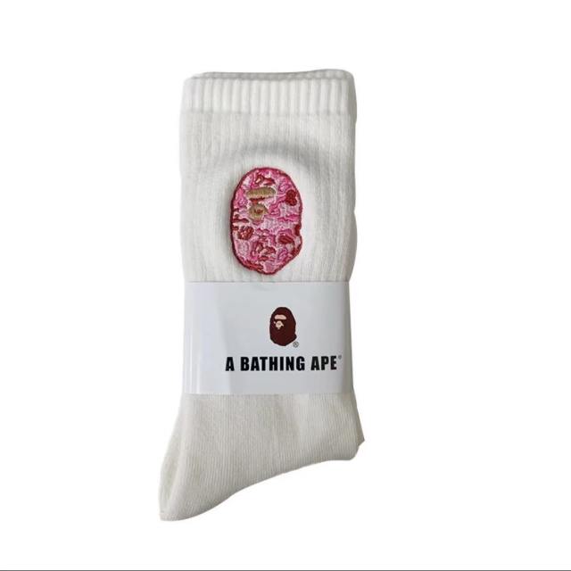 Bape Shark Camouflage Ape Head Embroidered Mid-Calf Socks 20 colors