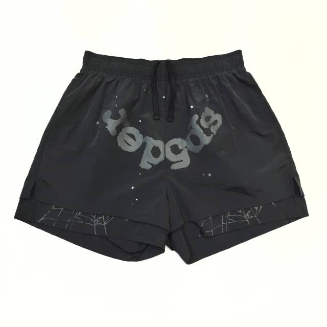 1:1 Quality Letter Star Print Back Pocket Ripped Shorts 4 colors