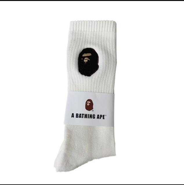 Bape Shark Camouflage Ape Head Embroidered Mid-Calf Socks 20 colors