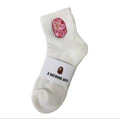 Bape Shark Camouflage Ape Head Embroidered Mid-Calf Socks 20 colors