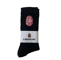 Bape Shark Camouflage Ape Head Embroidered Mid-Calf Socks 20 colors