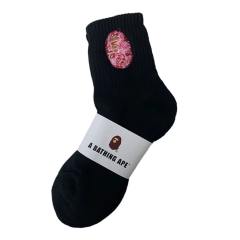 Bape Shark Camouflage Ape Head Embroidered Mid-Calf Socks 20 colors
