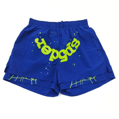 1:1 Quality Letter Star Print Back Pocket Ripped Shorts 4 colors