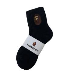 Bape Shark Camouflage Ape Head Embroidered Mid-Calf Socks 20 colors