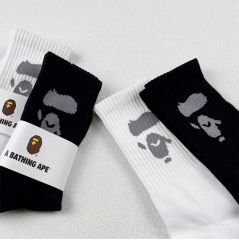 Bape Ape Jacquard Sports Socks 2 colors
