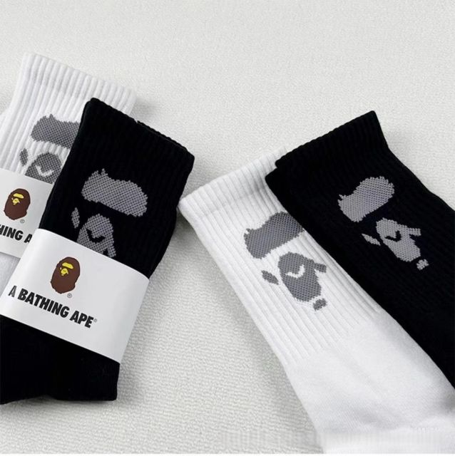 Bape Ape Jacquard Sports Socks 2 colors