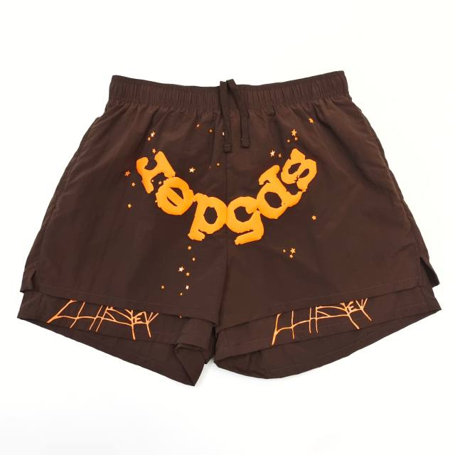1:1 Quality Letter Star Print Back Pocket Ripped Shorts 4 colors