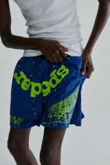 1:1 Quality Letter Star Print Back Pocket Ripped Shorts 4 colors