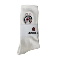 Bape Shark Camouflage Ape Head Embroidered Mid-Calf Socks 20 colors