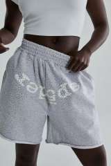 [ON SALE]1:1 Top Quality Version Sp5der Full Rhinestone Hoodie & Shorts Set