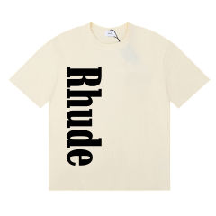 RhudeSide Classic Label Print Tee 3 colors