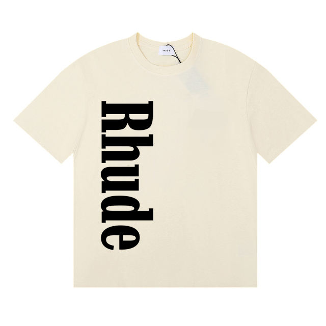 RhudeSide Classic Label Print Tee 3 colors