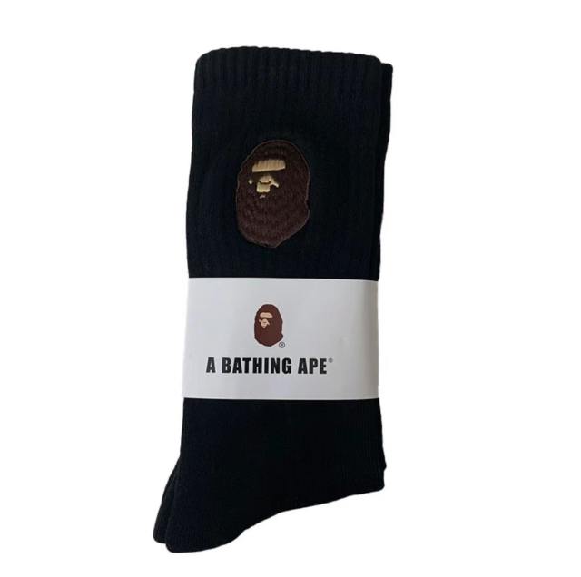 Bape Shark Camouflage Ape Head Embroidered Mid-Calf Socks 20 colors