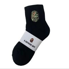 Bape Shark Camouflage Ape Head Embroidered Mid-Calf Socks 20 colors