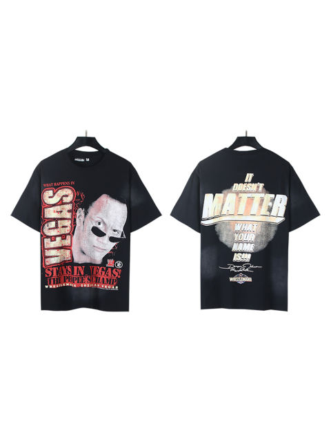 Helllstar Vegas Limited Portrait Print Washed Version Tee