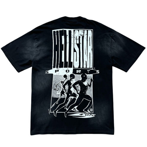 Hellstar Diamond Encrusted World Championship Ring Print Washed Version Tee