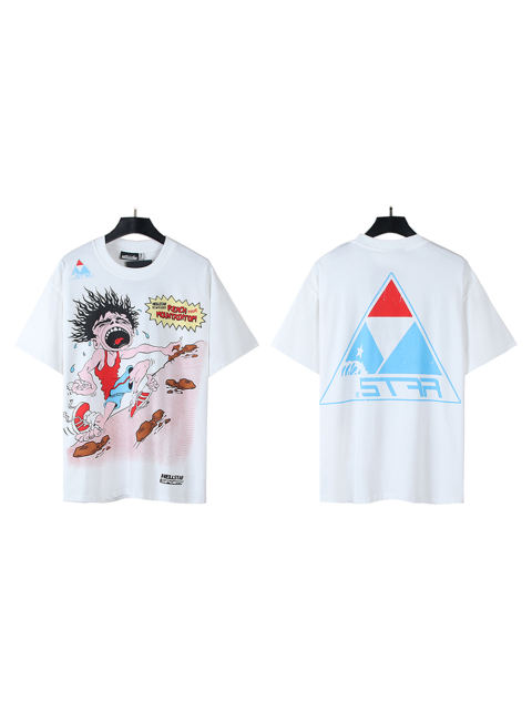 Hellstar Screaming Boy Climbing Mountain Top Print Tee