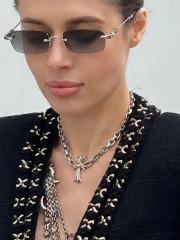 1:1 Top Quality Chrοme Heαrts Sun Glasses Sunglasses