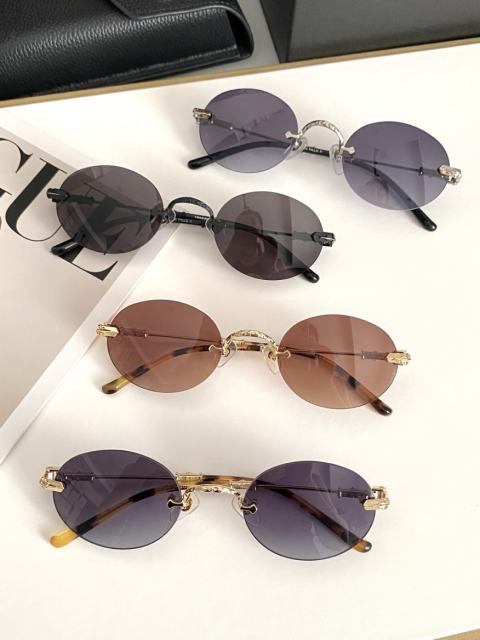 1:1 Top Quality Chrοme Heαrts Sun Glasses Sunglasses