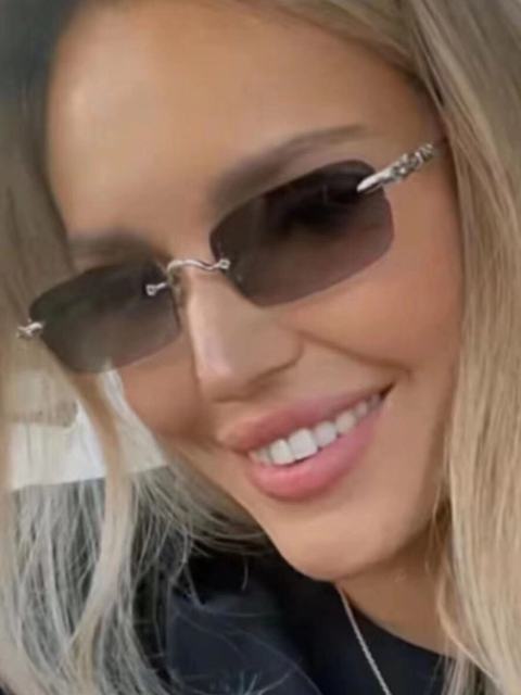 1:1 Top Quality Chrοme Heαrts Sun Glasses Sunglasses
