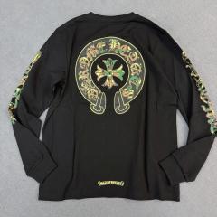 1:1 quality CH Cross Print Long Sleeve T-Shirt 2 colors