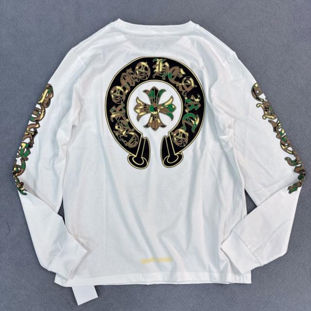 1:1 quality CH Cross Print Long Sleeve T-Shirt 2 colors