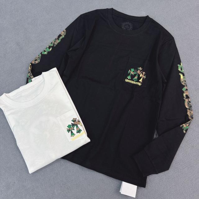 1:1 quality CH Cross Print Long Sleeve T-Shirt 2 colors