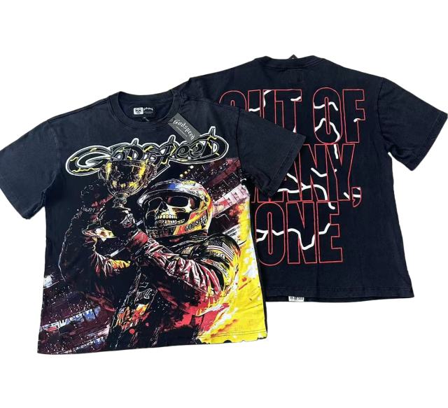 28416774 Racing champion Print Washed Version Tee 2 colors