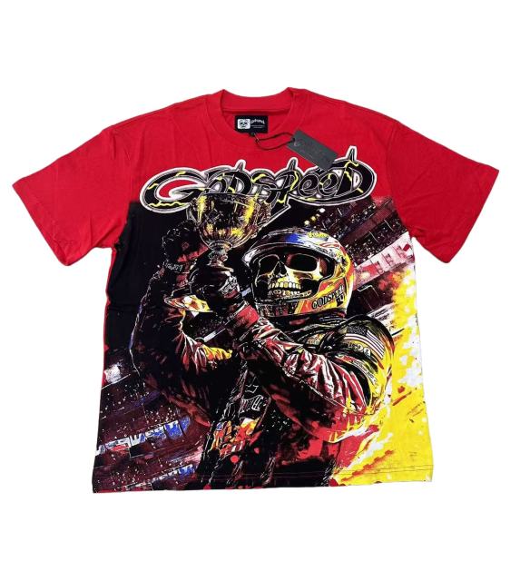 28416774 Racing champion Print Washed Version Tee 2 colors