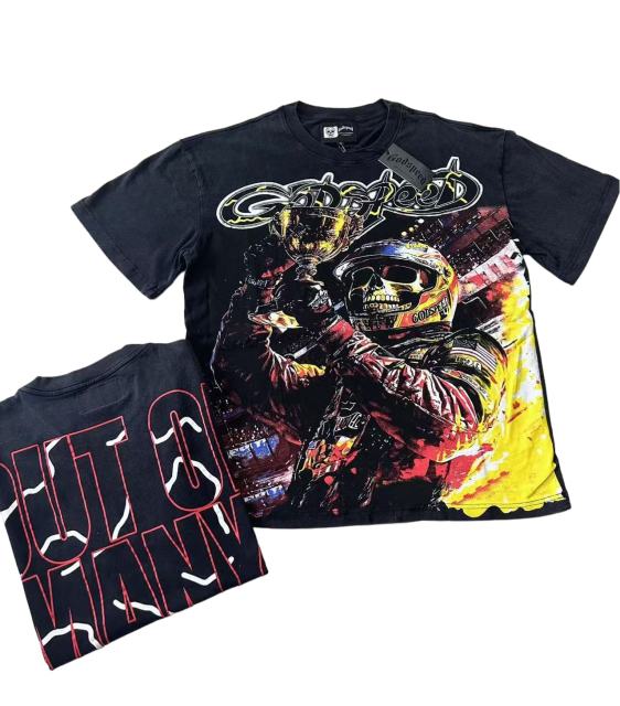 28416774 Racing champion Print Washed Version Tee 2 colors