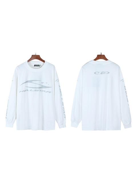 Hellstar HS Letter Printed Long Sleeve T-Shirt