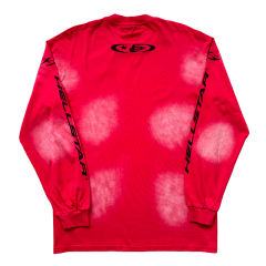 Hellstar Logo Print Washed Version Long Sleeve T-Shirt 2 colors