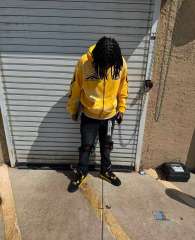 1:1 Quality Hellstar Washed Yellow Chest Double Logo Print Zipper Hoodie with NFC tag