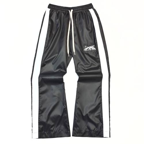 1:1 Quality Hellstar Embroidered Logo Side White Stripe Pants with NFC tag