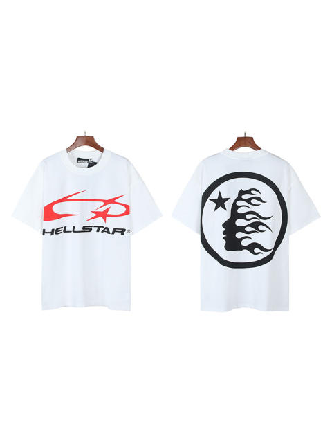 Hellstar Red and black logo print Tee