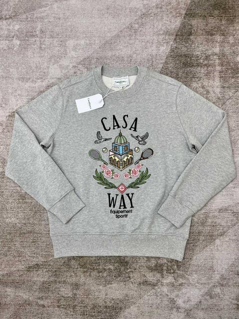 1:1 Quality Casa Palace Print Crew Neck Sweatshirt